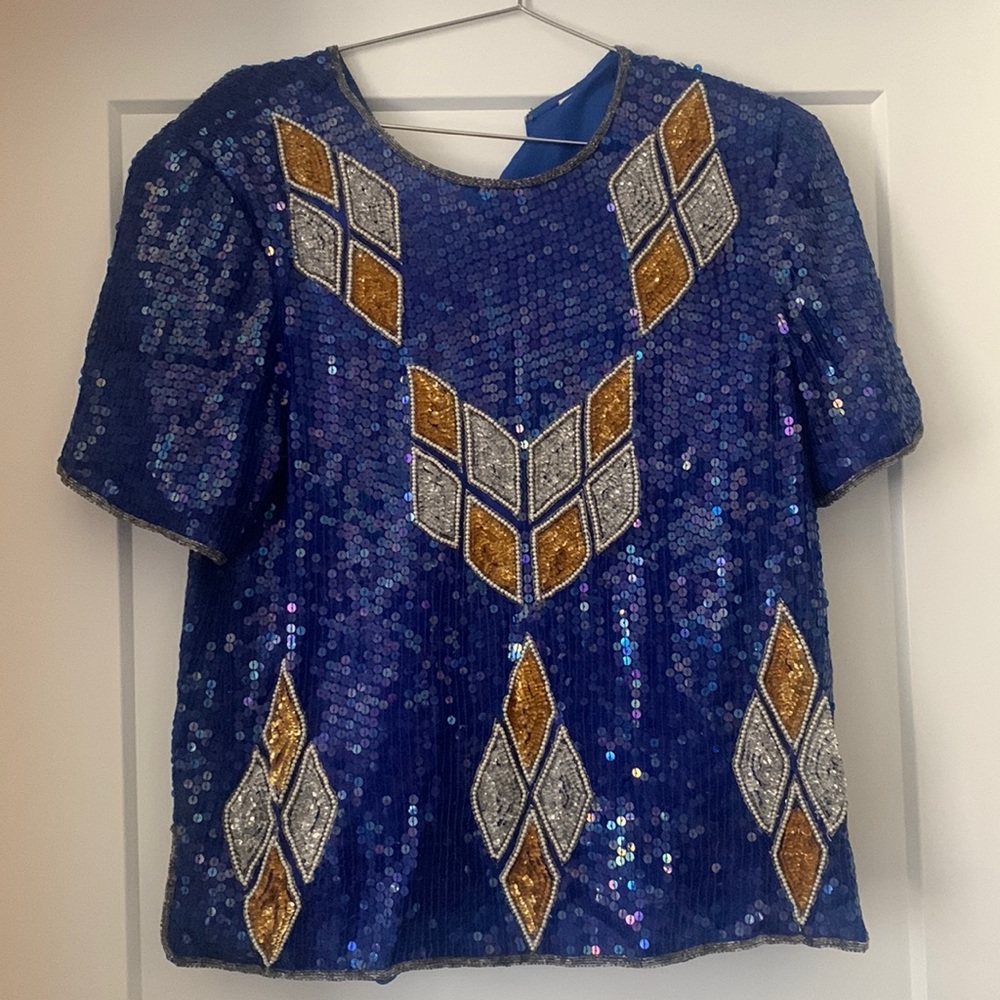 Vintage Sequin Top